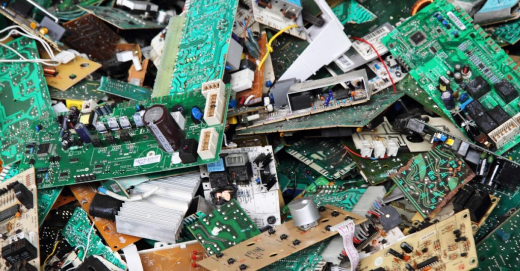 recycling circuit boards